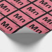 Mn – ミノスギリシャ化学周期表記号 ラッピングペーパー (角)