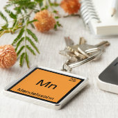 Mn – メンデルソーおもしろいン化学要素シンボル キーホルダー (側面)