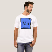 Mn - モンタナ州 化学周期表記号 tシャツ (正面フル)