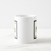 Mn - モントレージャックチーズ 化学元素周期表 コーヒーマグカップ (中央)