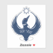 MN Loon Rising シール (シート)