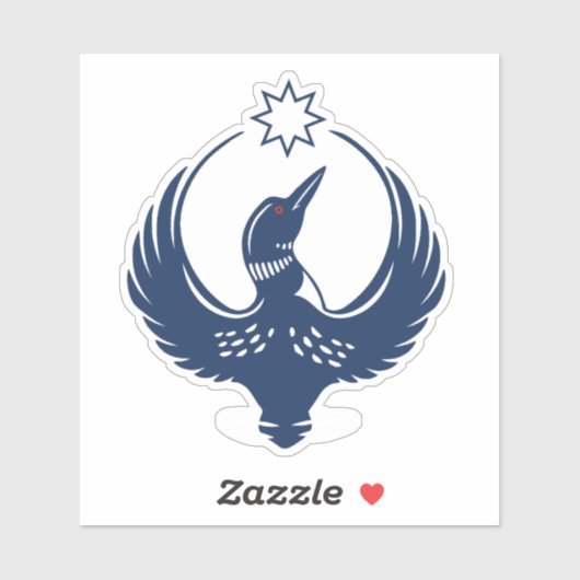 MN Loon Rising シール (シート)