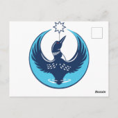 MN Loon Rising ポストカード (裏面)