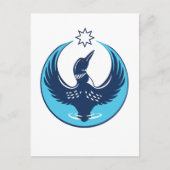 MN Loon Rising ポストカード (正面)