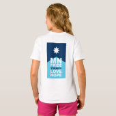 MN Loon Rising - MN Pride, Strength, Love & Hope Tシャツ (裏面フル)