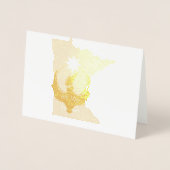 MN Loon Rising - MN State flag 箔カード (正面)