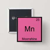 Mn - Moonshine Chemistryおもしろい Elementシンボルティー 缶バッジ (正面&裏面)