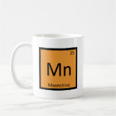 Mn - Moonshine Chemistry周期表記号 コーヒーマグカップ (左)