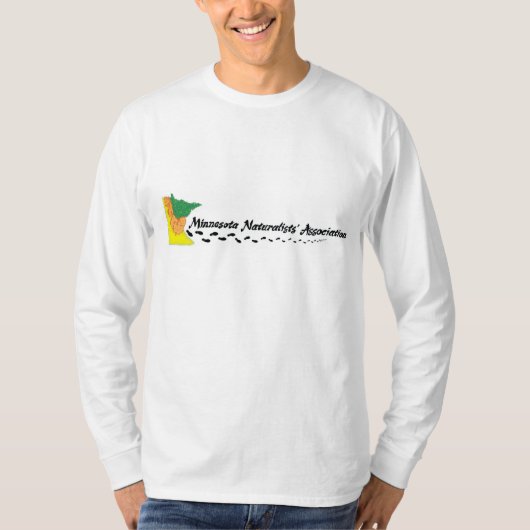 MNAの長袖のティー Tシャツ (正面)