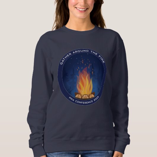 MNA Conference 2025 Women's Sizing Sweatshirt Navy スウェットシャツ (正面)