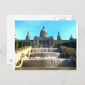 MNAC, (Art Museum)バルセロナ，スペイン ポストカード (正面/裏面)