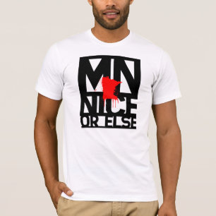 MNiceさもないと人のワイシャツ Tシャツ