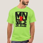 MNiceまたはElse 3/4袖シャツ Tシャツ (正面)