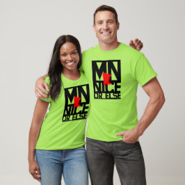 MNiceまたはElse 3/4袖シャツ Tシャツ