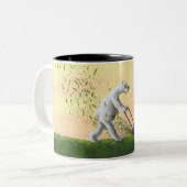 Moの刈ること ツートーンマグカップ (正面左)