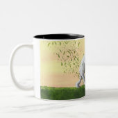 Moの刈ること ツートーンマグカップ (左)