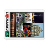 MOマカオ – I Love Mosaic - マグネット (横)