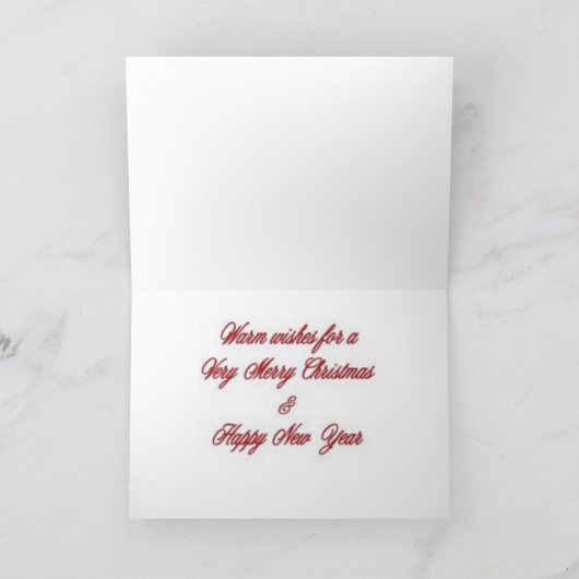 "Mo"のメリークリスマスの挨拶状 シーズンカード (内部)