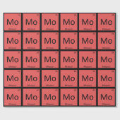 Mo - ミズーリ州 化学周期表 ラッピングペーパー (フラット)