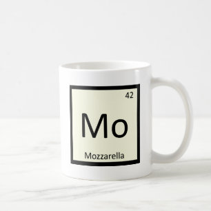Mo -モツァレラのチーズ化学周期表 コーヒーマグカップ