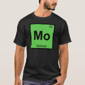 Mo – モロカイアイランドハワイ化学シンボル tシャツ (正面)