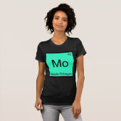 Mo - 延髄 おもしろ 化学 エレメント Tシャツ (正面フル)