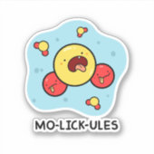 Mo-lick-ulesサイエンスプンおもしろいビニールステッカー シール (正面)