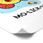 Mo-lick-ulesサイエンスプンおもしろいポスター ポスター (角)