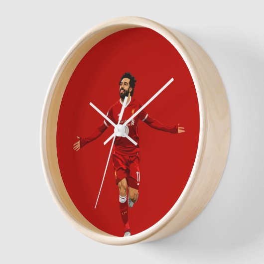 Mo Salah 壁時計 (傾斜)