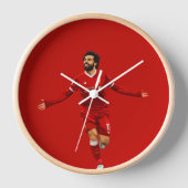 Mo Salah 壁時計 (正面)