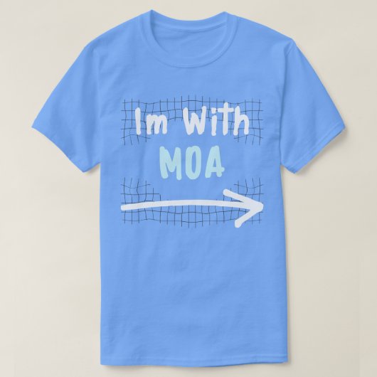MOAとイム Tシャツ (デザイン正面)