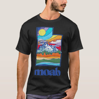 Moabユタヴィンテージ自然屋外グラフィック Tシャツ