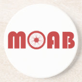 Moab（バイクホイール） コースター (正面)
