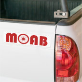 Moab（バイクホイール） バンパーステッカー (トラック上)