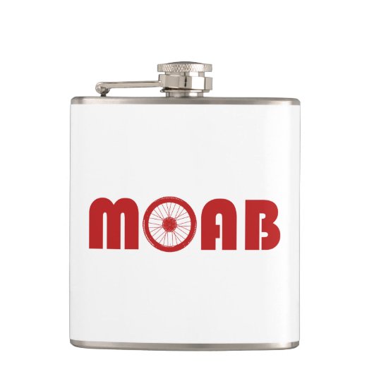Moab（バイクホイール） フラスク (正面)