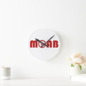 Moab（バイクホイール） ラウンド壁時計 (ホーム)