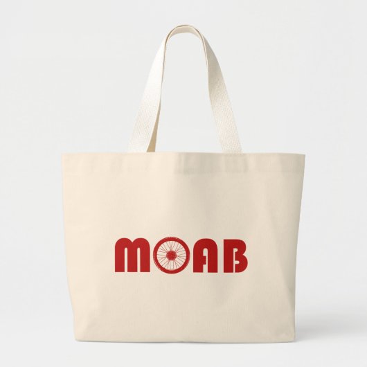 Moab(バイクホイール) ラージトートバッグ (正面)