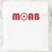 Moab(バイクホイール) 楕円形シール (バッグ)