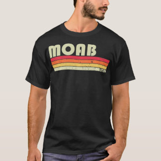 MOAB UT UTAHシティホームおもしろいルーツギフトレトロ70s Tシャツ