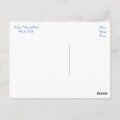 Moab Utahハガキ国立公園 ポストカード (裏面)