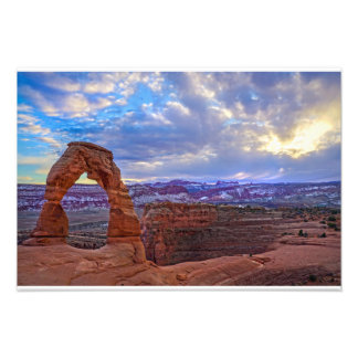 Moab Utah – 繊細なアーチ フォトプリント