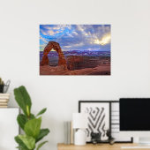 Moab Utah – 繊細なアーチ – ポスター (ホームオフィス)