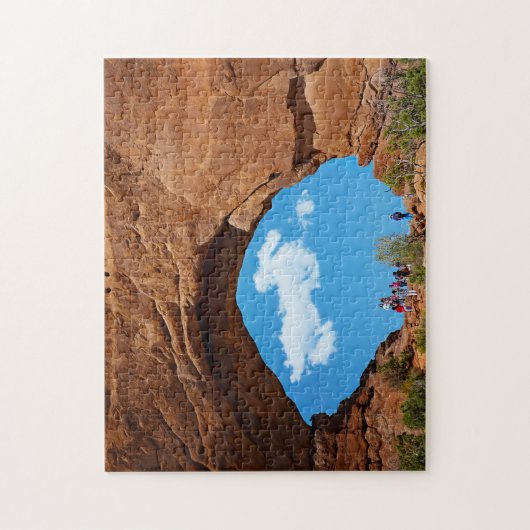 Moab Utah Mountain Arch. ジグソーパズル (縦)