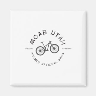 Moab Utah Mountain Biking T  マグネット