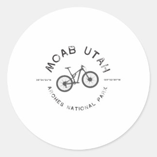Moab Utah Mountain Biking T  ラウンドシール