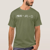 Moab Utah Plus Bikes Makes You Happy Tシャツ (正面)