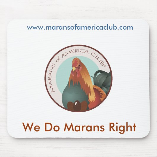 MOACのロゴのマウスパッド マウスパッド (正面)