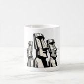 Moais poligonales コーヒーマグカップ (中央)