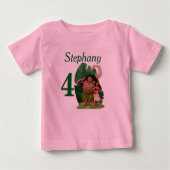 MoanaのTシャツのギフトの誕生日 ベビーTシャツ (正面)