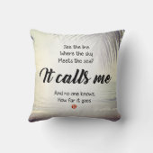 Moana "それは私を"叙情詩と装飾的な装飾用クッション電話します クッション (裏面)